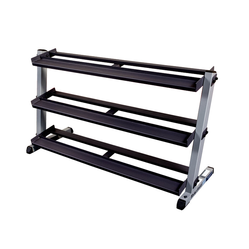 Body Solid Dumbbell Rack WDR60 - 3 Tier for 14 Dumbbell Pairs | Prosportsae - Prosportsae.com